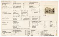 Index Card Survey of 21 Cumberland Street