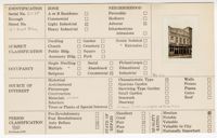 Index Card Survey of 157 East Bay Street