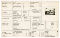 Index Card Survey of 196 East Bay Street