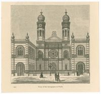 View of the Synagogue of Pesth