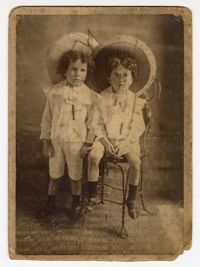 Childhood Portrait of Edwin and Milton Pearlstine