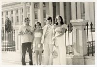 Photo of Pearlstine Family Members Outside the U.S. Treasury Department Building
