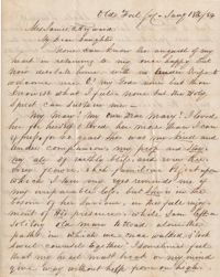 143. John J. Smith to Maria Heyward -- January 18, 1854