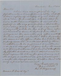 120. James B. Heyward to Francis D. Quash -- January 1, 1851