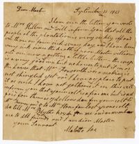 Letter to Robert F.W. Allston Signed by 