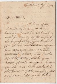 176. Aimee B. Stevens to Maria Heyward -- June 17, 1862