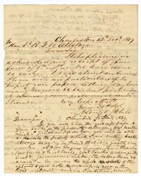 Letter from Alonzo J. White to Robert F.W. Allston and Allston's Response, 1849
