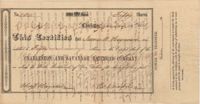 145. Certificate of Stock Shares -- 1856