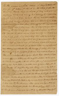 Copy of the Last Will and Testament of Benjamin Allston, October 1st of 1807