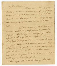 Letter from Charlotte Ann Allston to her Children, 1823