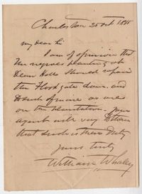 260. William Whaley to William McBurney -- October 25, 1865