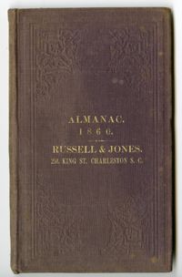 Robert F.W. Allston 1860 Almanac