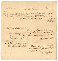 Medical Bill for Four Named Enslaved Persons, 1833