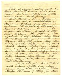Agreement Between James P. Adams and James T. Hopkins Regarding the Purchasing of Slaves, 1858