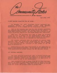 Community Notes, National Clients Council, April/May 1978