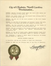 Proclamation, March 21, 1985