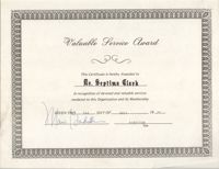 Certificate, July 2, 1986