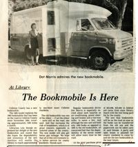 1982 Colleton County Memorial Library Bookmobile