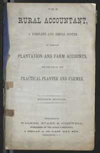 Stoney Family Plantation Day Book, 1872