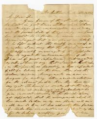 Letter to William Clarkson from Reverend Richard Johnson, September 20th, 1842