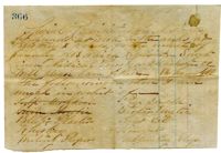 Drayton Family Requisition for Medicine for Hands at Work, 1863