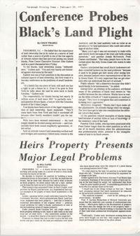 Newspaper Article, February 18, 1975