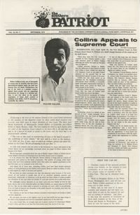 The Southern Patriot Article on Walter Collins, September 1970