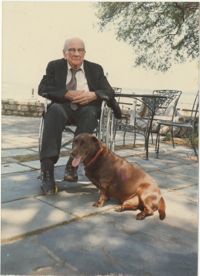 Willie McLeod with Dog
