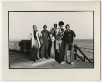 Five Young Adults Standing by the Beach, March 1973