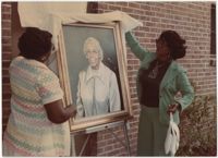 Painted Portrait of Septima P. Clark, Septima P. Clark Day Care Center Ceremony, May 19, 1978