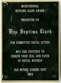 Plaque, 1984