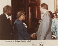 Letter from Jimmy Carter to Septima P. Clark; Photograph of Septima P. Clark and Jimmy Clark, May 24, 1979