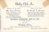 Invitation, June 4, 1960