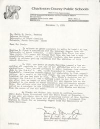 Letter from David J. Mack, Jr. to Keith E. Davis, November 3, 1976