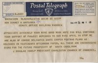 Santee-Cooper: Letter from J. Douglas Isselp (President of Charleston Chamber of Commerce) to Senator Burnet R. Maybank, April 26, 1944