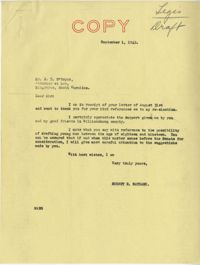 Teenage Draft: Correspondence between J. D. O'Bryan (Lawyer, Kingstree, S.C.) to Senator Burnet R. Maybank, August 31, 1942