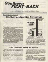 Southern Fight-Back, Southern Organizing Committee for Economic and Social Justice, May 1977