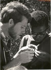 Two Young Men Investigating Nature, University of California, Santa Cruz