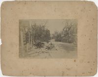 1893 Hurricane Damage to Bay Street, Beaufort, South Carolina