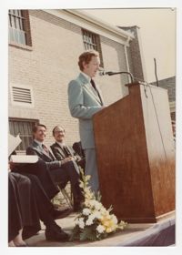 Man Speaker, Septima P. Clark Day Care Center Ceremony, May 19, 1978
