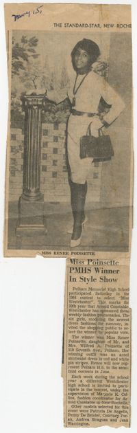 Newspaper Article, Rennee Poinsette