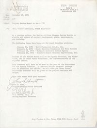 Letter from John Hurt and B. I. Cheney, Jr. to Bernice Robinson, December 17, 1971