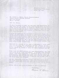 Letter from Bernice Robinson to Robert Brown, March 26, 1973
