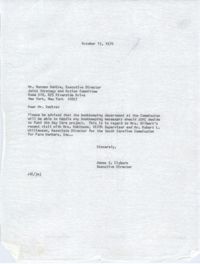 Letter from James E. Clyburn to Norman DeWire, October 15, 1970