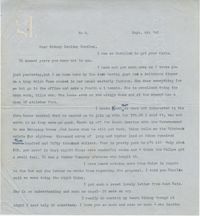Letter from Gertrude Sanford Legendre, September 4, 1942