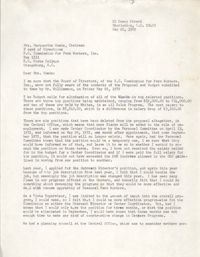 Letter from Bernice Robinson to Marquerite Howie, May 28, 1972