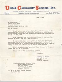 Letter from Mary L. Free to Esau Jenkins, June 4, 1969