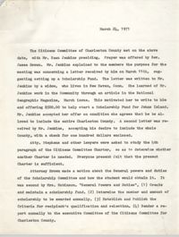 Citizens' Committee of Charleston County Meeting Minutes, March 24, 1971