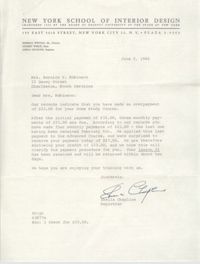 Letter from Bernice V. Robinson to Sherrill Whiton, Jr., April 26, 1964