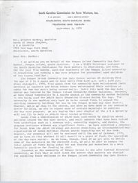 Letter from Karney Platt to Stephen Mackey, September 3, 1970